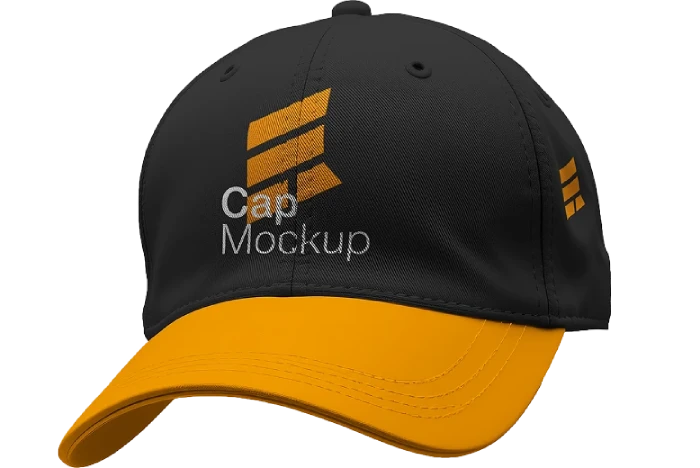 yellow black cap
