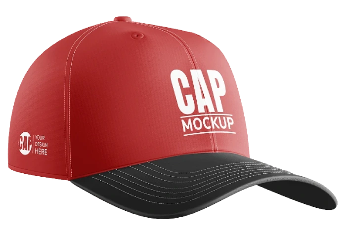 red sports cap